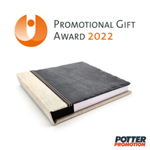 Gewinner Designpreis Promotional Gift Award 2022 Potter Promotion für Schieferbuch als Sonderanfertigung