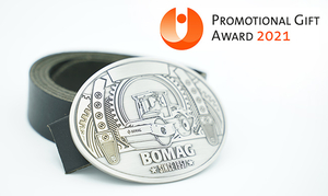 Gewinner des Promotional Gift Award 2021 für Werbemittel Sonderanfertigung bei BOMAG